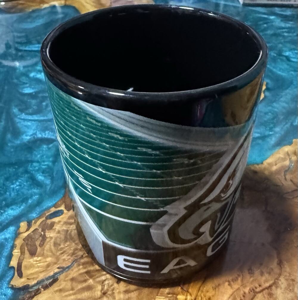 NFL Philadelphia Eagles Black Logo Enhanced 10oz. Coffee Mug
